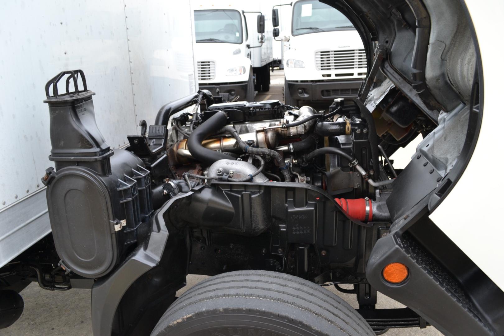 2016 WHITE /BLACK HINO 195 with an JO5E-TP 5.1L 210HP TURBO CHARGED DIESEL engine, AISIN A465 6SPD AUTOMATIC transmission, located at 9172 North Fwy, Houston, TX, 77037, (713) 910-6868, 29.887470, -95.411903 - Photo#12